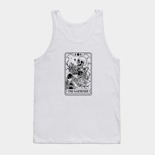 The Skeleton Gardener Tarot Card Tank Top